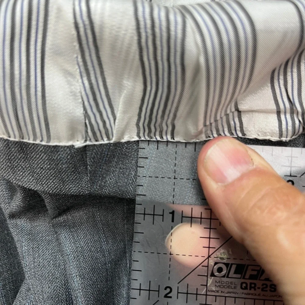 Brooks Brothers 1818 Madison Blazer Mens 42S Gray Saxxon Wool Pinstripe‎ USA